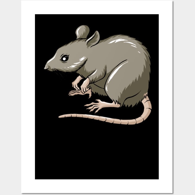 Rat Wall Art by fromherotozero